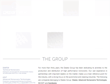 Tablet Screenshot of deatexgroup.com